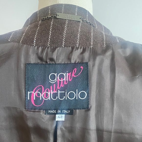 Virgin wool Gai Mattiolo Couture blazer made in Italy! - Picture 7 of 9